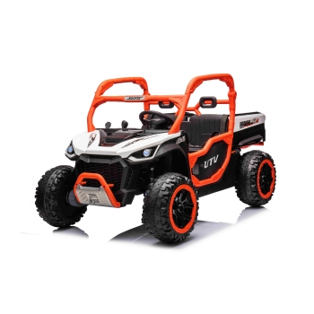 Auto dla dzieci na akumulator 4x75W Pojazd Farmer Truck UTV Racing Biały HC-307.BIA